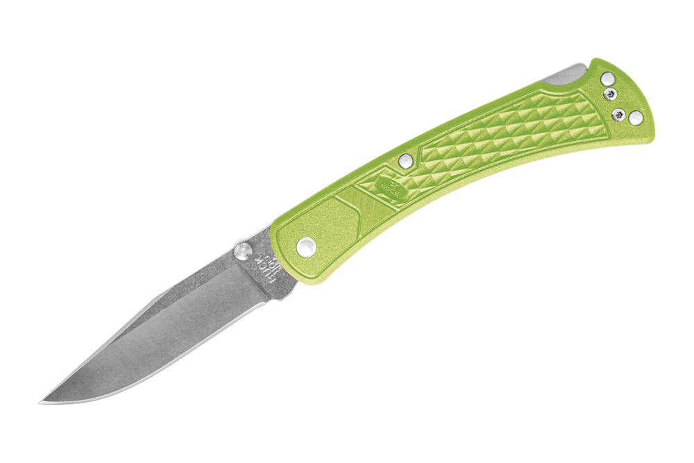 Buck Knives Buck 110 Slim Select Folding Knife Chartreuse 3 Buck Knives Buck 110 Slim Select Folding Knife Chartreuse