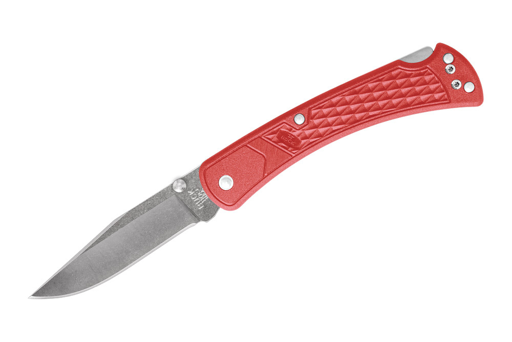 Buck Knives Buck 110 Slim Select Folding Knife Red 3 Buck Knives Buck 110 Slim Select Folding Knife Red
