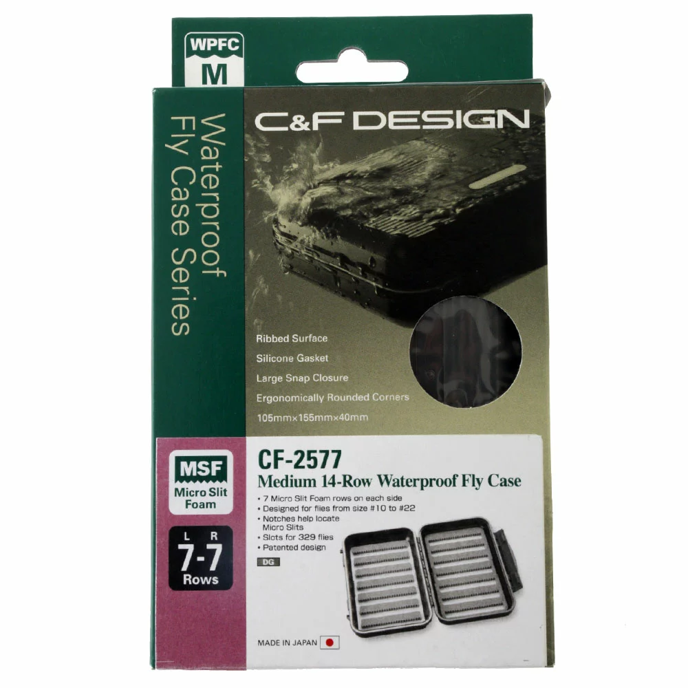C&F Design C&F Design Waterproof Fly Box - 14 Row 4 C&F Design C&F Design Waterproof Fly Box - 14 Row - Image 2