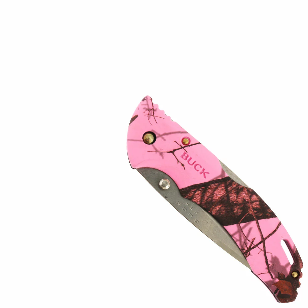 Buck Knives Buck 286 Bantam Folder Clam Blaze Pink Camo 4 Buck Knives Buck 286 Bantam Folder Clam Blaze Pink Camo - Image 2