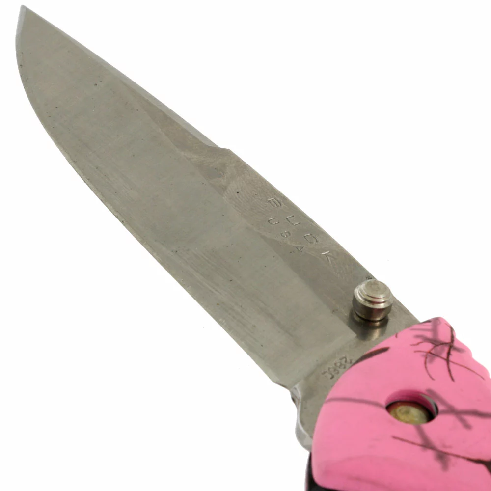 Buck Knives Buck 286 Bantam Folder Clam Blaze Pink Camo 5 Buck Knives Buck 286 Bantam Folder Clam Blaze Pink Camo - Image 3