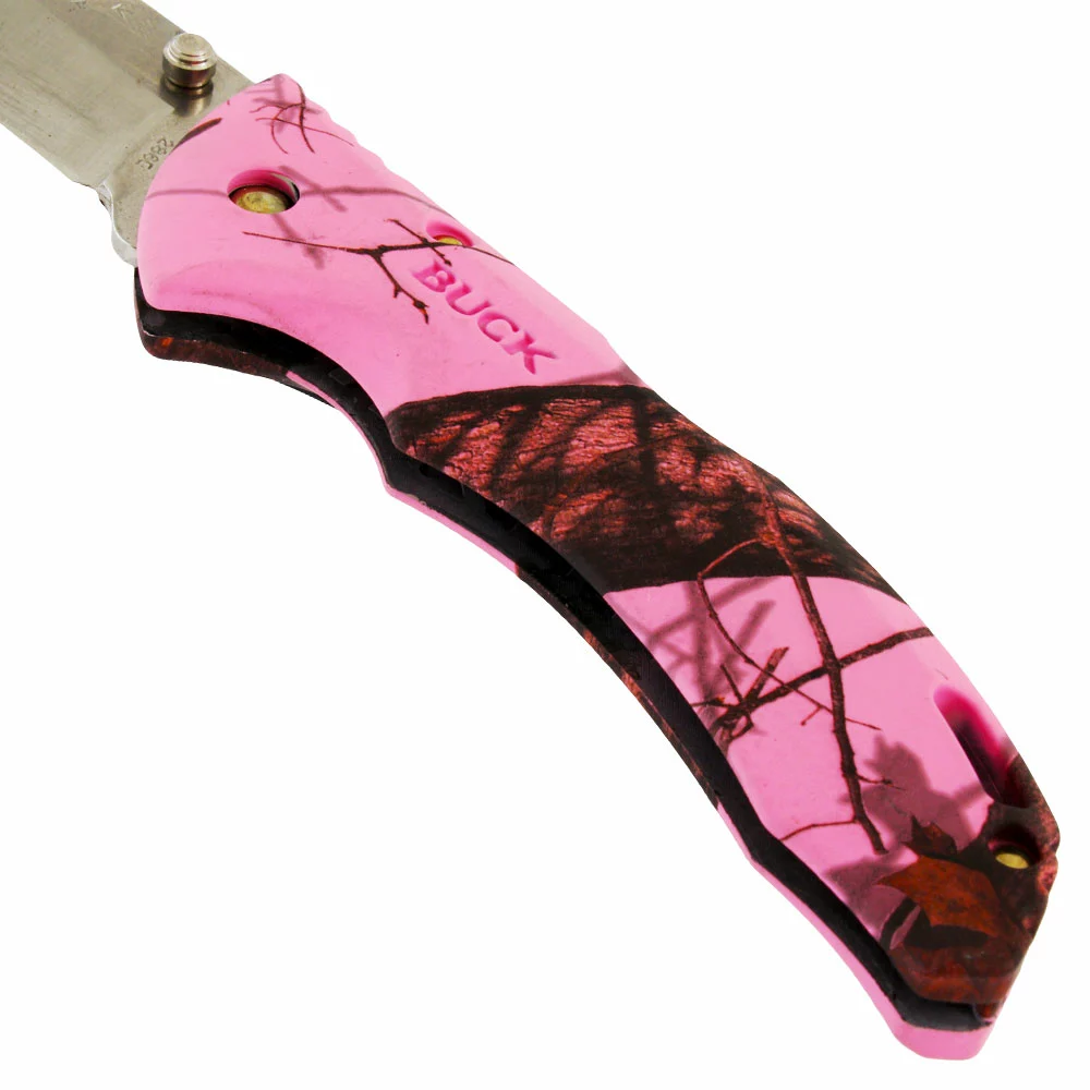Buck Knives Buck 286 Bantam Folder Clam Blaze Pink Camo 6 Buck Knives Buck 286 Bantam Folder Clam Blaze Pink Camo - Image 4